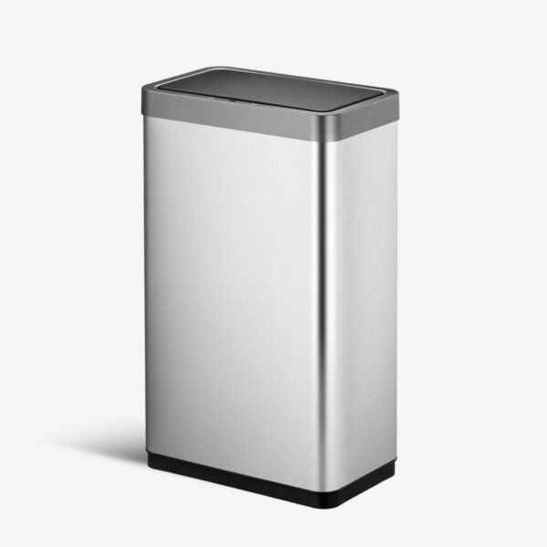 EKO Mirage X 80 Liter / 21.1 Gallons Motion Sensor Trash can, Brushed Stainless Steel